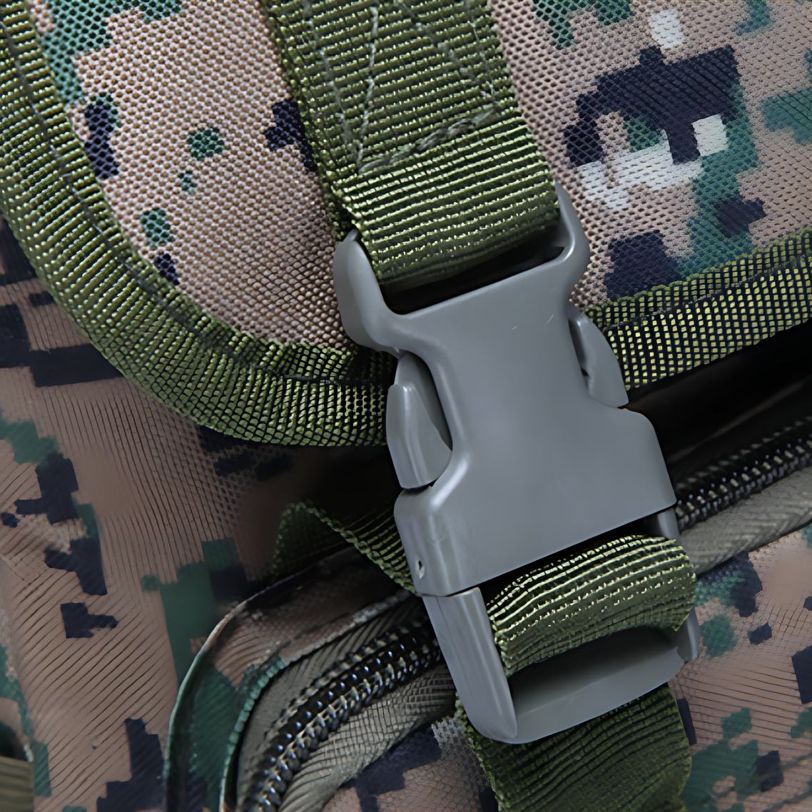 Camouflage military backpack