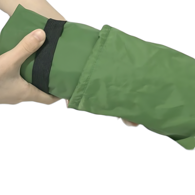 Camping air bed self inflating