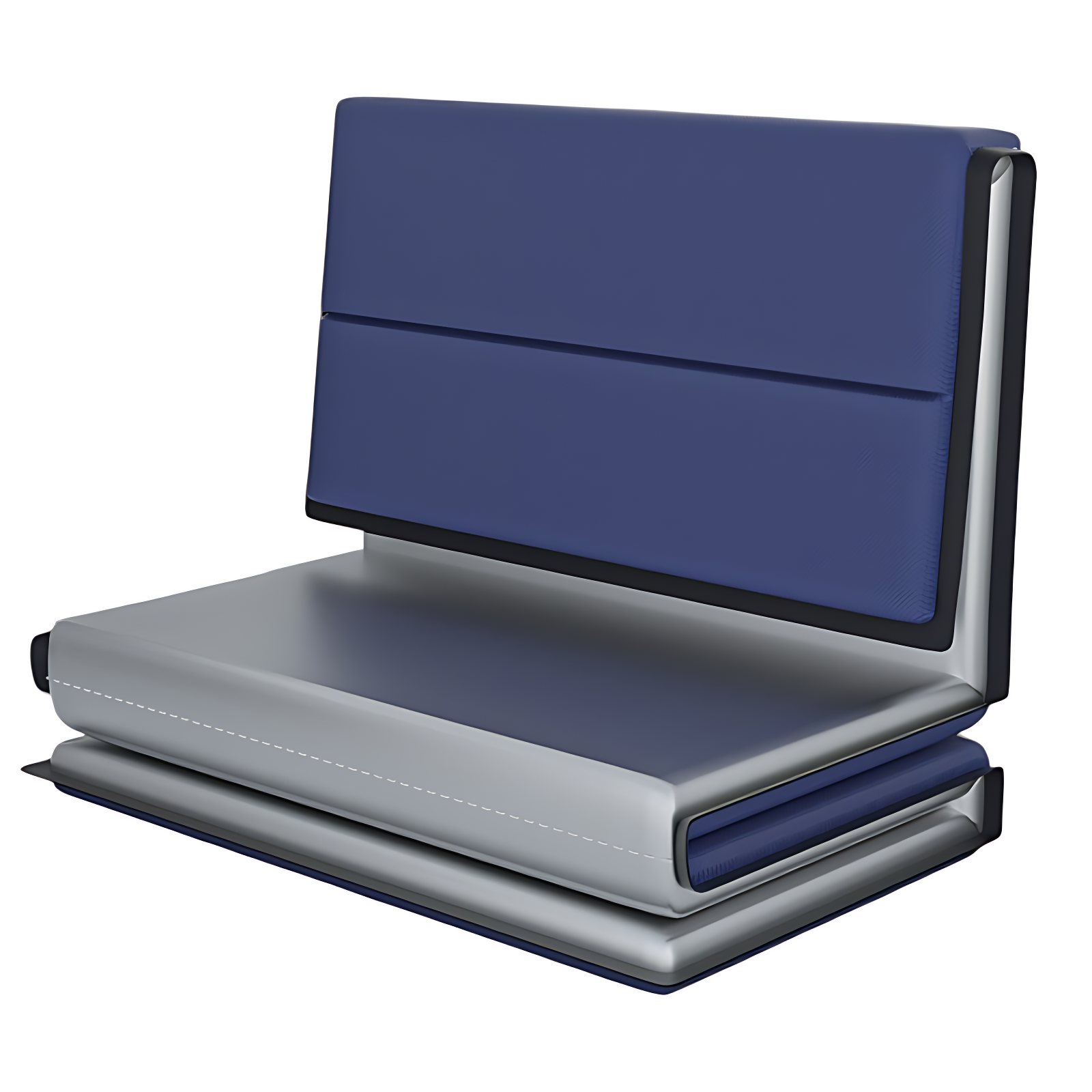 Camping inflatable sleeping mattress folding