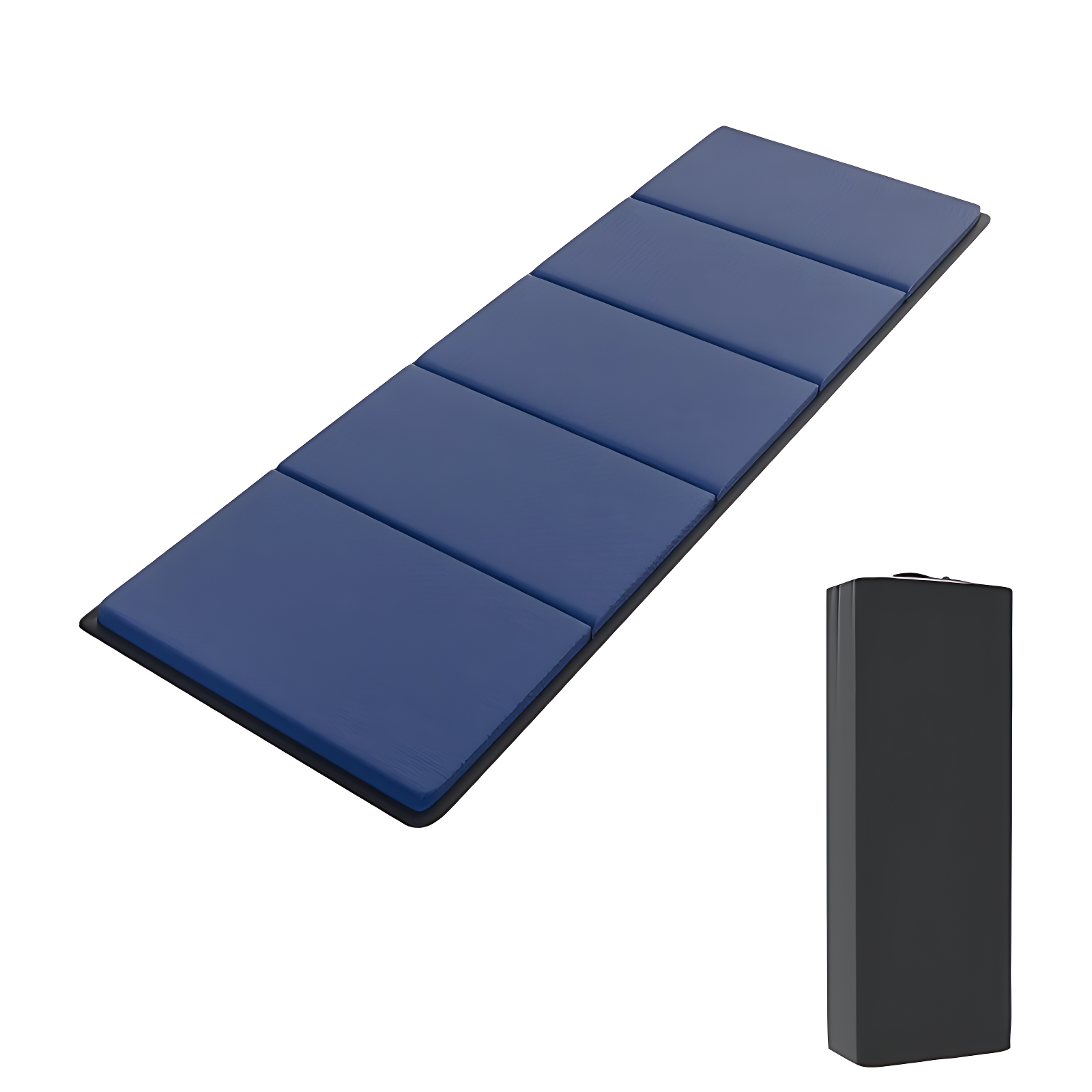 Camping inflatable sleeping mattress folding