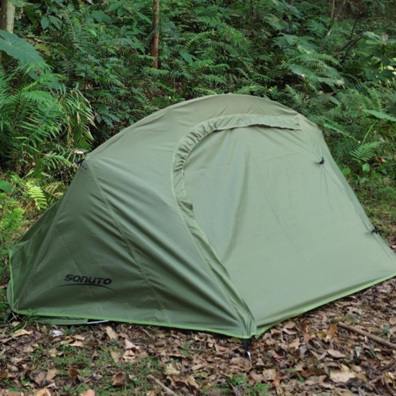 Camping tent with mosquito net