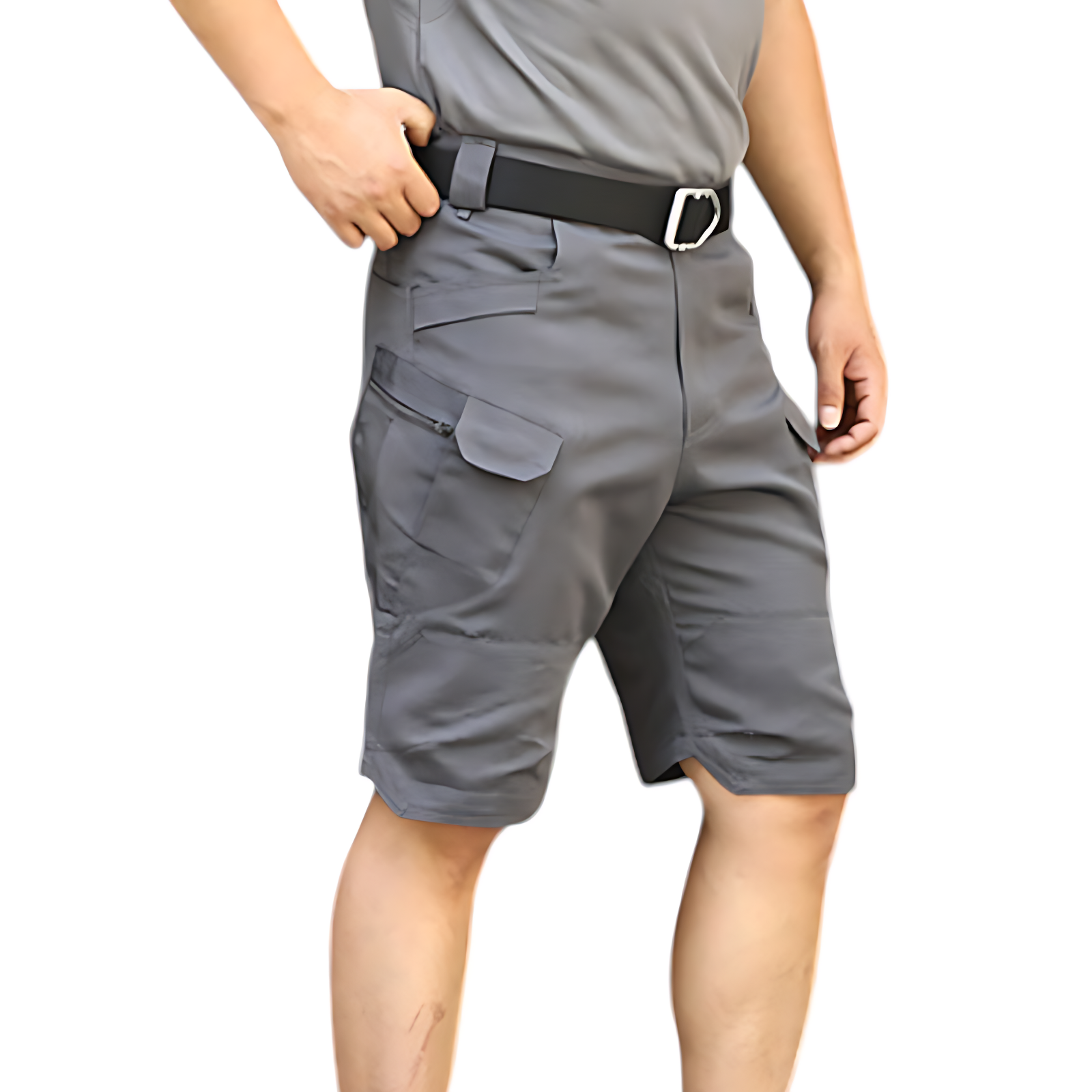 Cargo camo shorts for men
