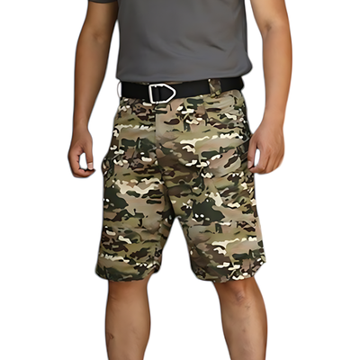 Cargo camo shorts for men