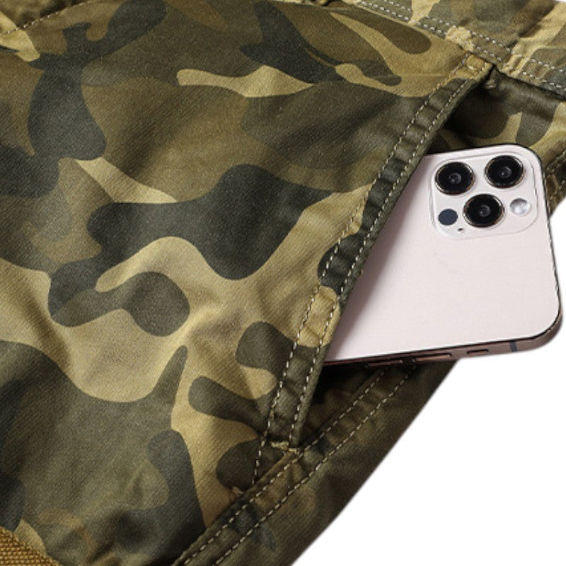 Cargo shorts camo mens