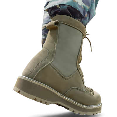 Cold weather tactical boots camo
