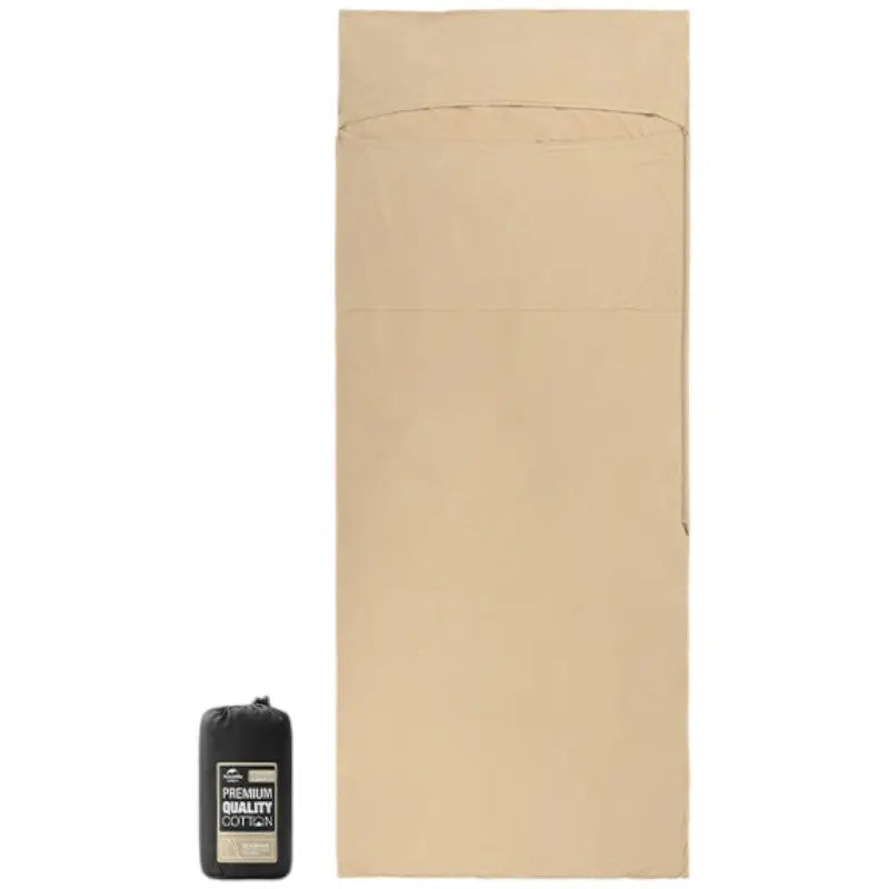 Compact sleeping bag liner