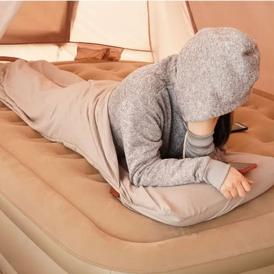 Compact sleeping bag liner