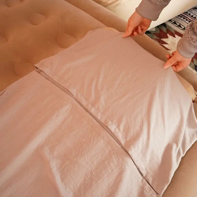 Compact sleeping bag liner