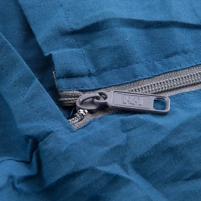 Compact sleeping bag liner