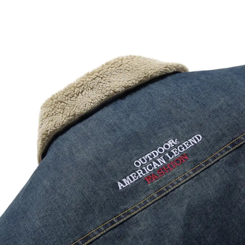 Denim Jacket Military Style