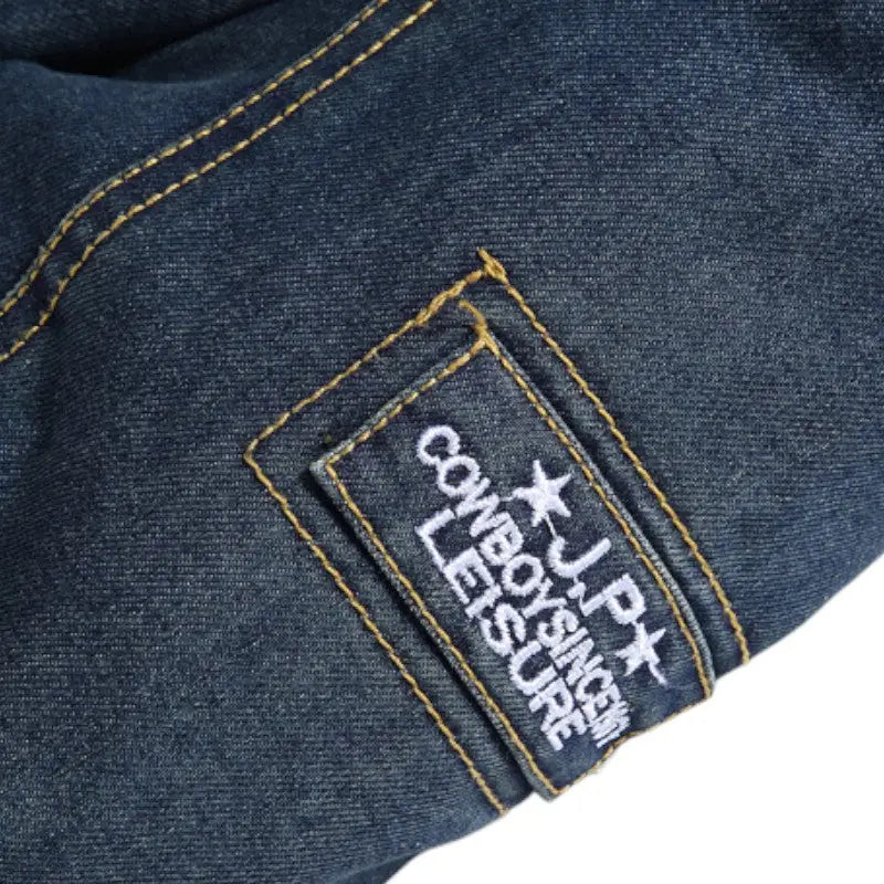 Denim Jacket Military Style