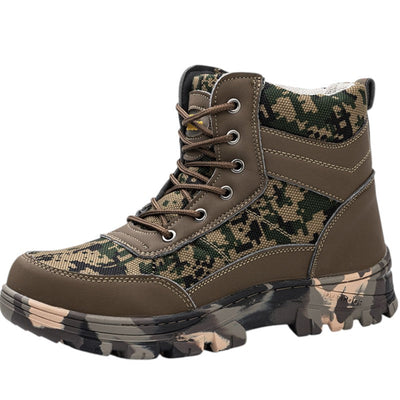 Digital camo protective tactical boots