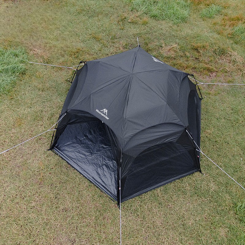 Double opening dome tent