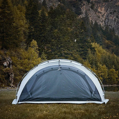 Double opening dome tent