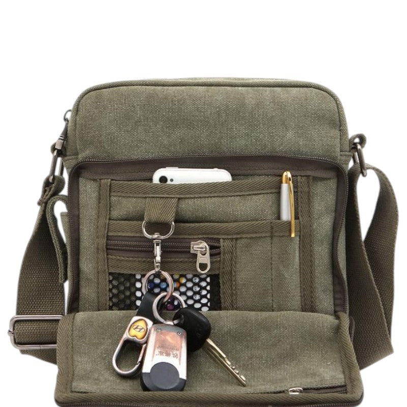 Everyday carry mens shoulder bag