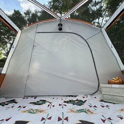 Family tent camping
