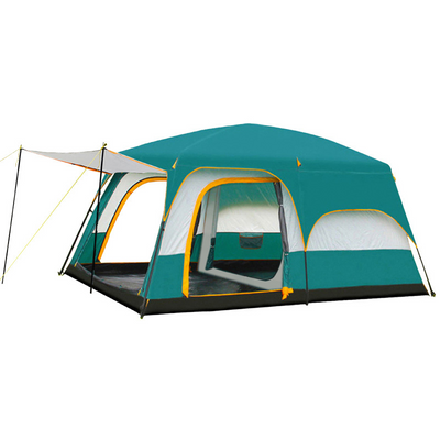 Family tent camping