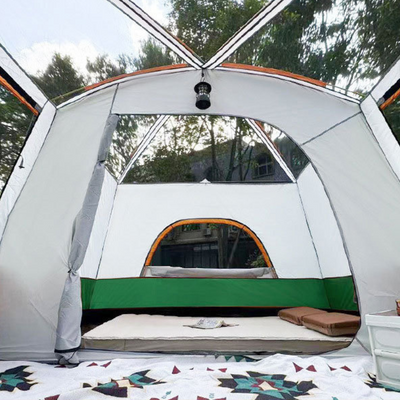Family tent camping
