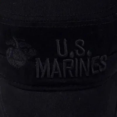 Flat top military cap