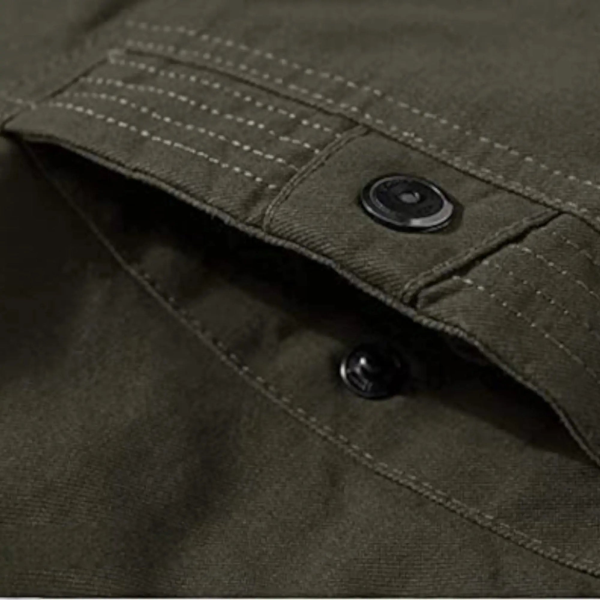 Fleece military navy jacket