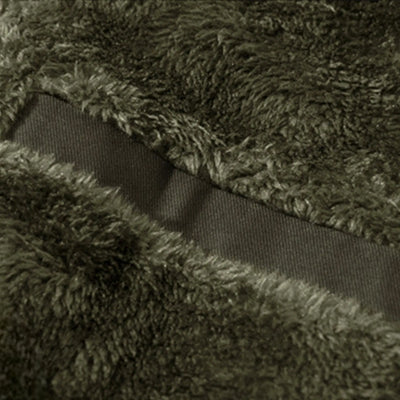 Fleece military navy jacket