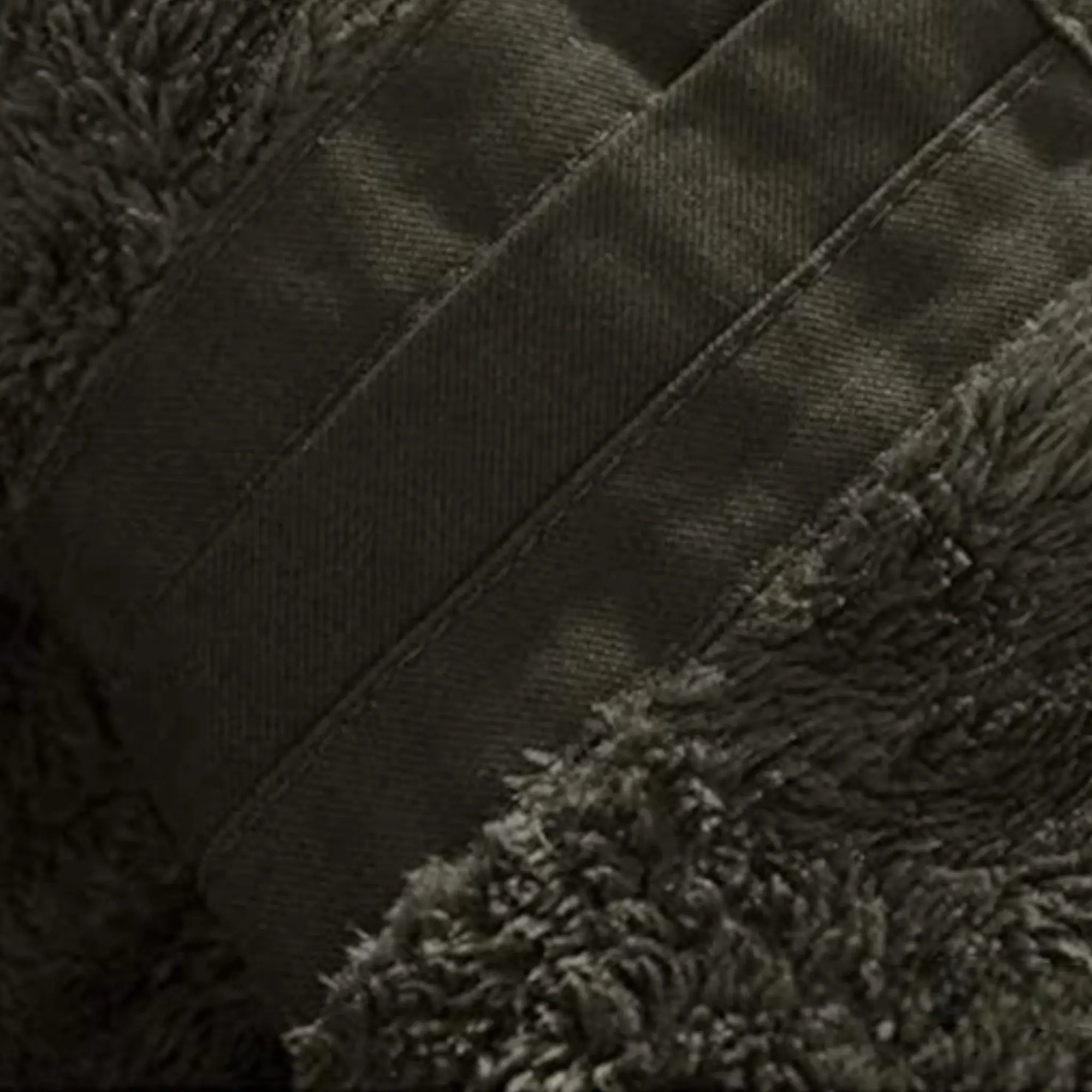 Fleece military navy jacket