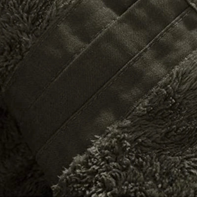 Fleece military navy jacket