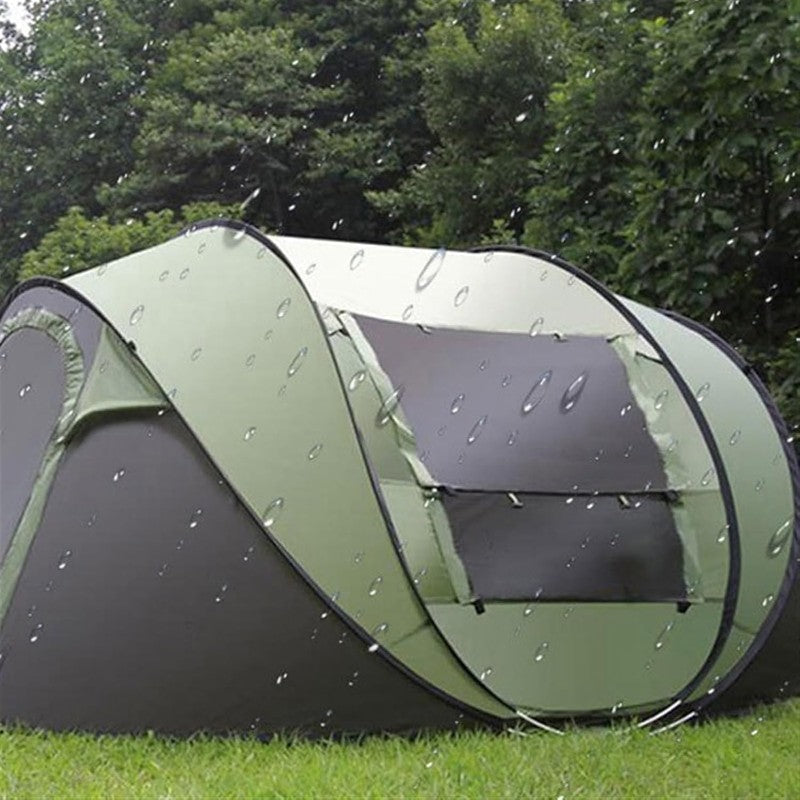 Foldable camping tent