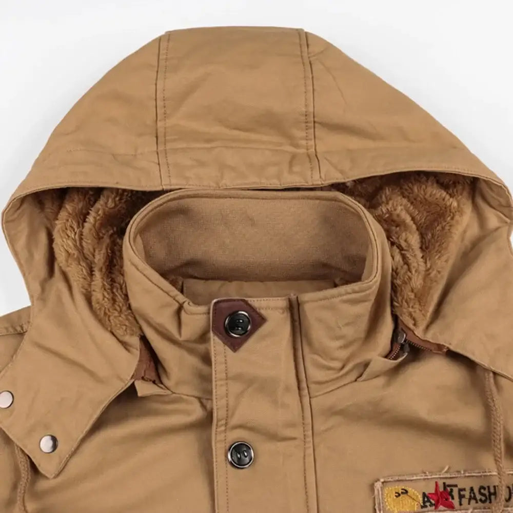 Fur Lined Military Jacket
