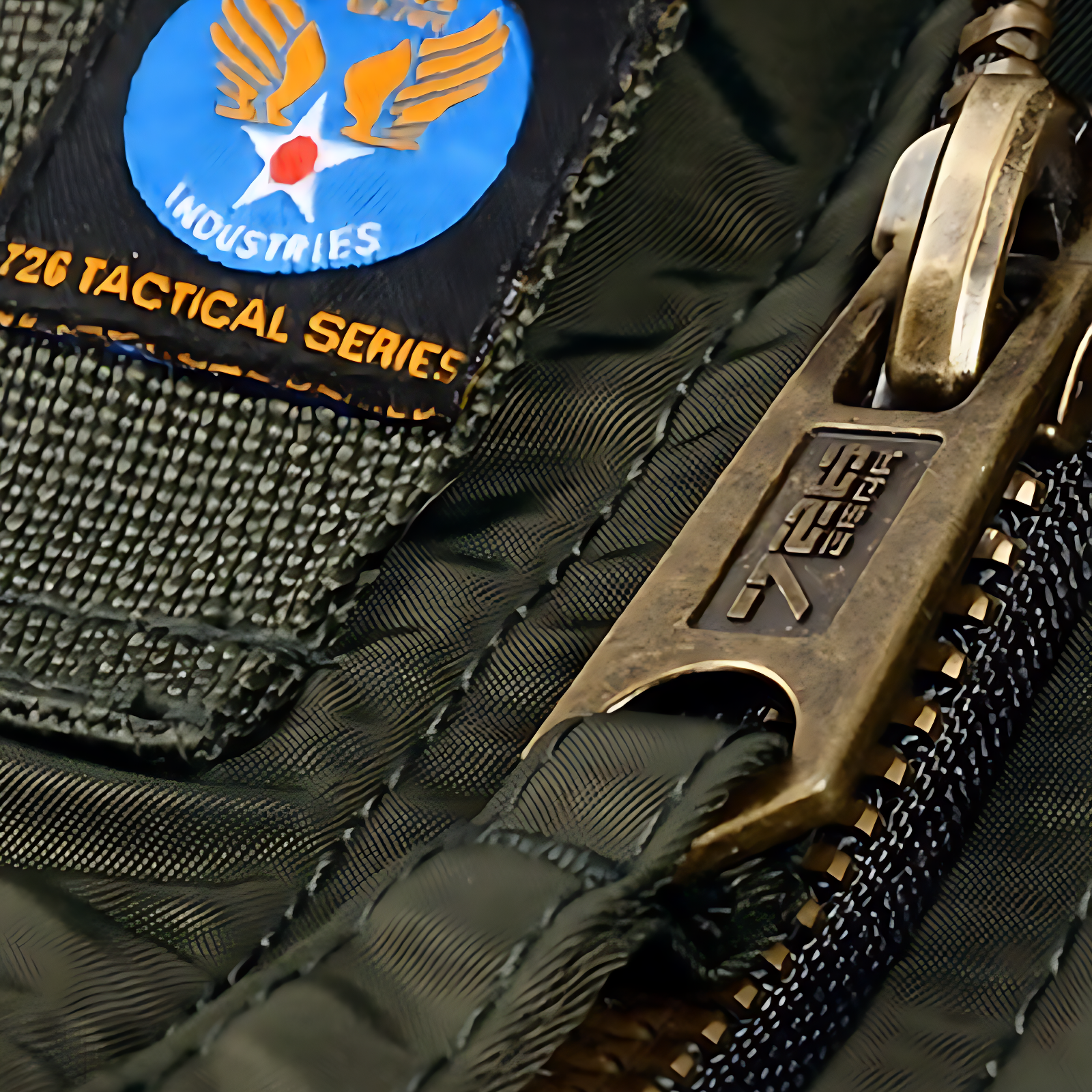 Green camo bomber jacket