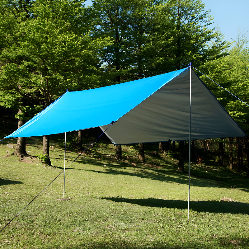 Heat reflective tarp camping