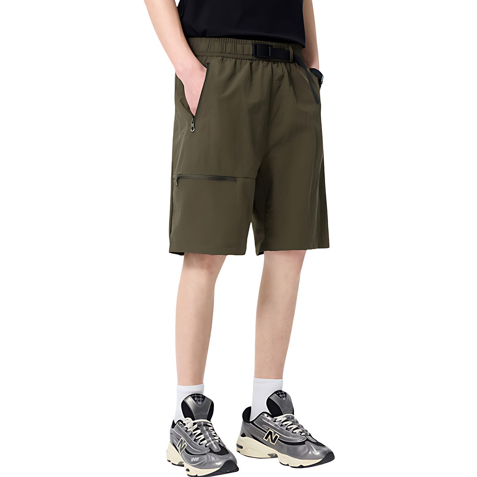 Hiking multi pocket shorts quick dry