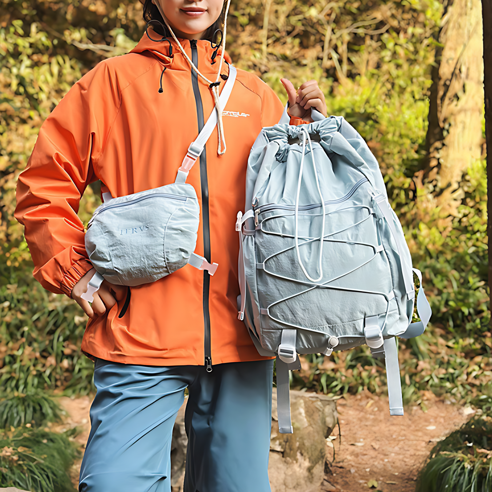 Hiking waterproof backpack