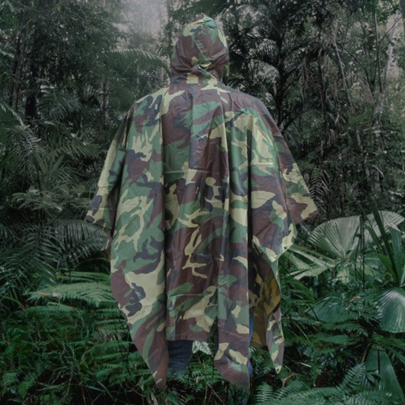 Hiking waterproof poncho