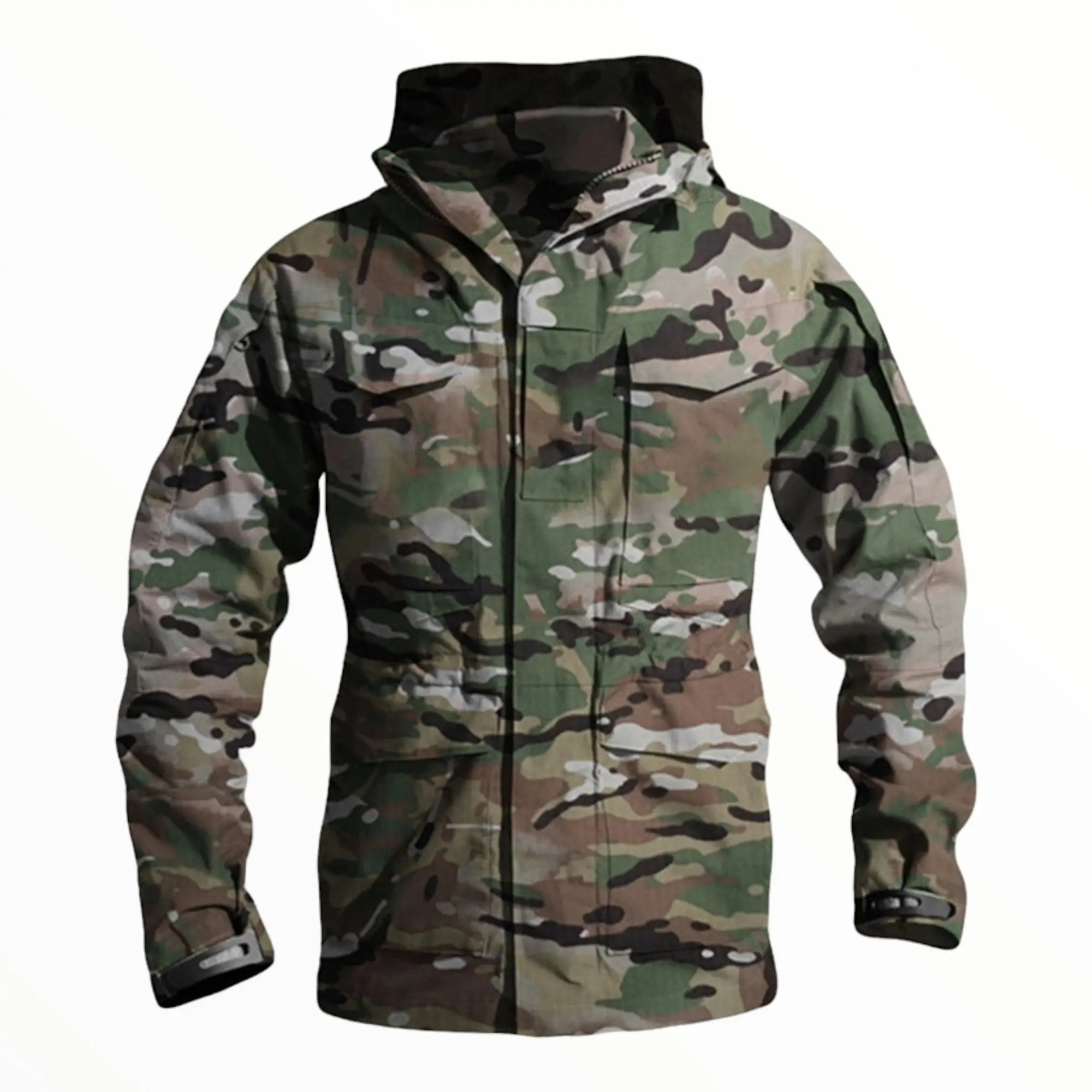 Hooded Military Jacket