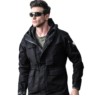 Hooded Military Jacket