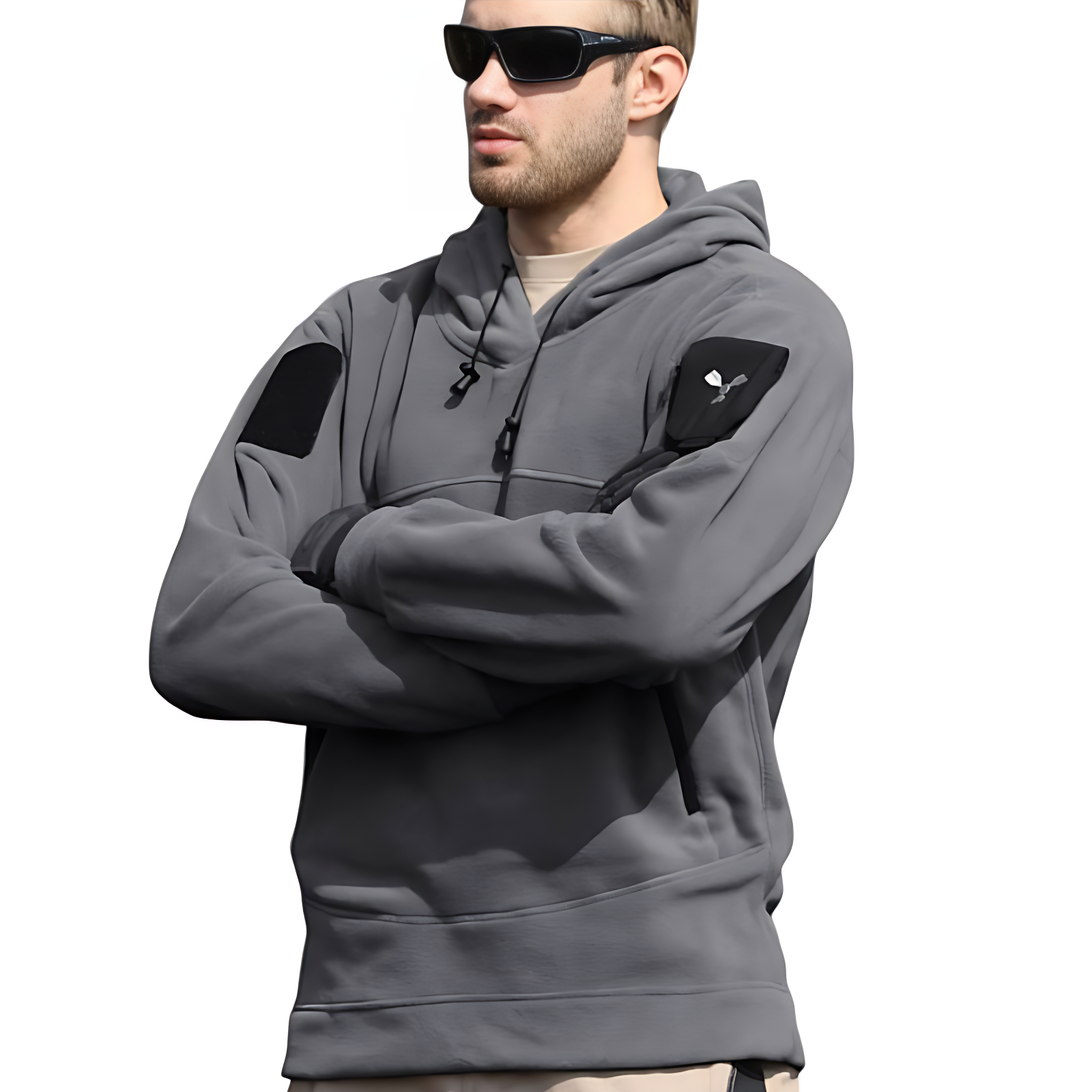 Hoodie army winter fleece jumper