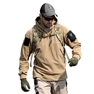 Hoodie army winter fleece jumper