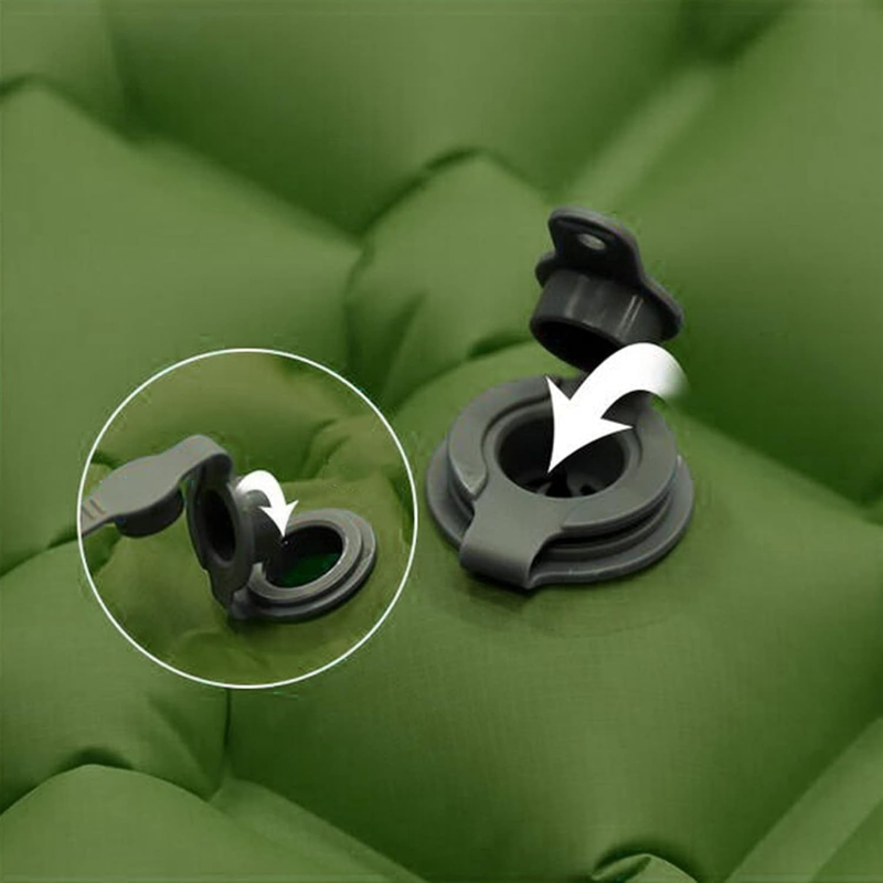 Inflatable single sleeping pad