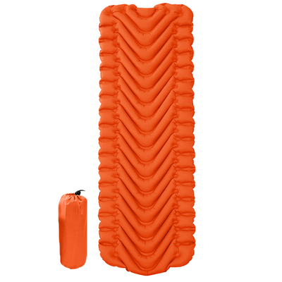 Inflatable single sleeping pad