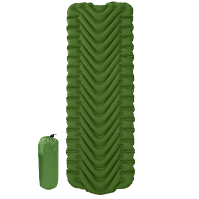 Inflatable single sleeping pad