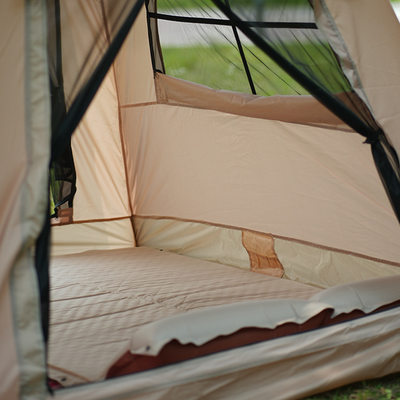 Inflatable tents for camping