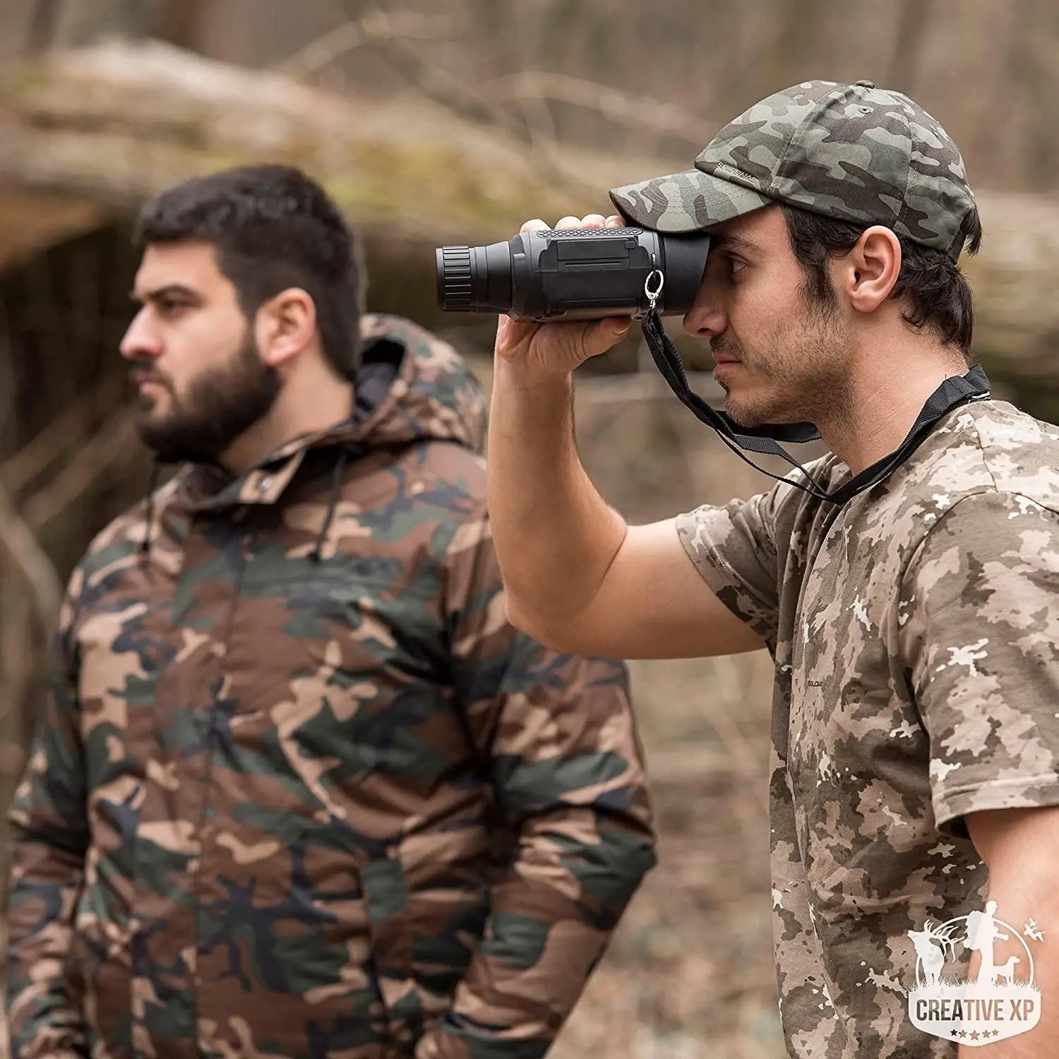 Infrared night vision binoculars