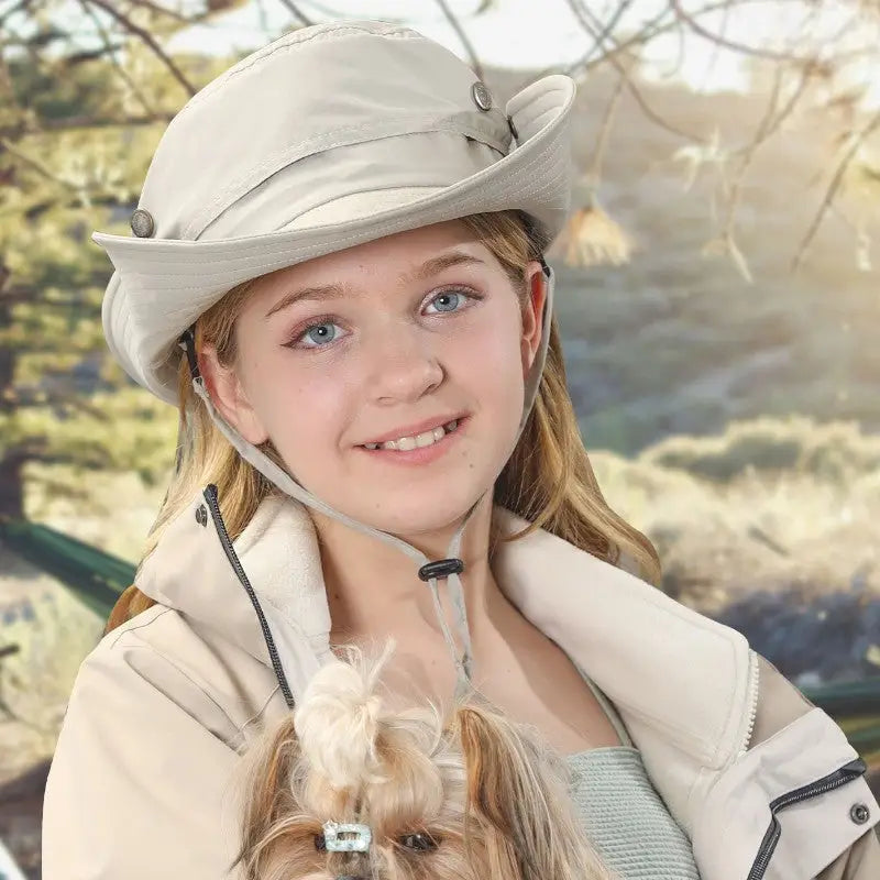 Ladies breathable bush hat