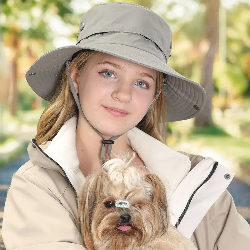 Ladies breathable bush hat