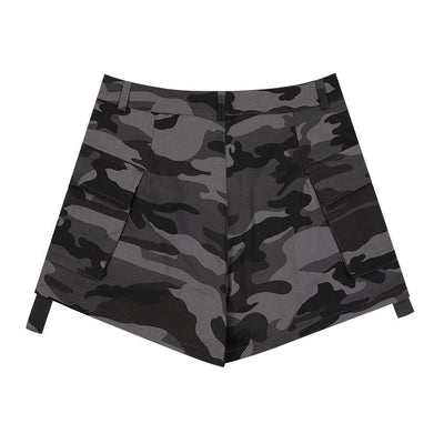 Ladies Camo Cargo Shorts