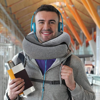 Memory foam camping pillow