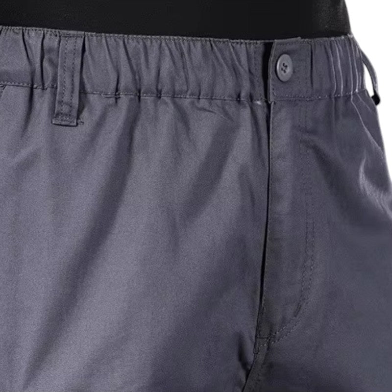 Mens Black Cargo Below The Knee Shorts