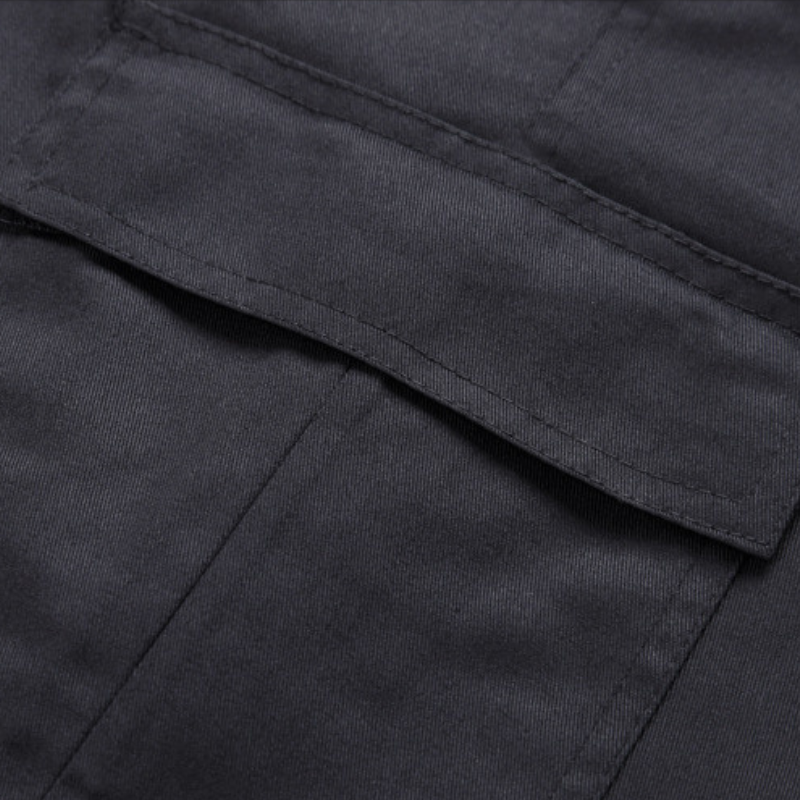 Mens black combat trousers