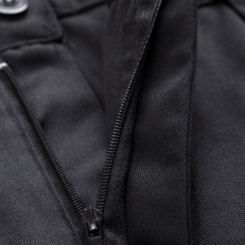 Mens black combat trousers